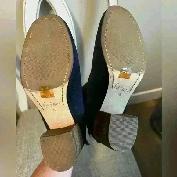 Boden Suede Ankle Boot Size 38/7.5US NAVY - Picture 8 of 8